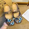 Zapatos de ballet con estampado de lunares estilo Ins, leopardo KT, accesorios para DIY, dijes de zapatos de moda y versátiles, hebillas decorativas para zapatos con agujeros