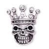 Broche de Halloween Retro Europeo y Americano con Calavera de Diamante Corsage Personalizado Exagerado Accesorios de Ropa Listos para la Venta