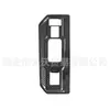 Adecuado para Toyota Rav4 26 Modelos Modificados con Versión Híbrida Adorno Interior de ABS y Pegatinas de Fibra de Carbono
