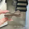 Selección PremiumPinza para el Cabello con Lazo de Perlas, Exquisita Pinza Lateral Vintage, Clip Lateral para el Cabello con Pedrería Francesa de Artesanía Pesada