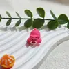Oso fresa de resina tridimensional adornos de micro paisajismo para coche agujero zapatos flor pegamento de crema funda de teléfono móvil accesorios de parche DIY