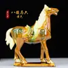 Caballo General Tang Sancai Cerámica China Adorno Decoración del Hogar Ocho Caballos Exhibición de Oficina Artesanía Regalo