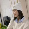 Gorro de Lana Callejero Frito Dulce Lindo Gorro Melón Popular en Internet para Hombres y Mujeres Otoño e Invierno Gorro Tejido Coreano Simple Gorro Tejido