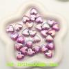 Pulsera de cuentas de mariposa de dos colores con dibujos animados, bañada en acrílico UV, con diseño directo de fábrica, ideal para hacer tú mismo, con dulces y accesorios de amor.