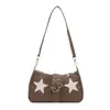 Bolso bandolera casual y moderno tipo baguette para mujer 2025 Otoño Nuevo Textura de alta gama Estilo extranjero Personalizado Bolso de hombro cruzado