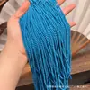 Turquesa Azul Magnesita Cuentas Redondas Cadena Larga Semiacabado Cuentas Sueltas DIY Accesorios de Moda Pulsera de Cuentas de Oración Budista Joyería