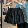 Foto Real de Falda A-Line para Mujer con Lazo Estilo Ballet, Falda Tutú, Cintura Elástica, Falda Linterna Dulce y Cool
