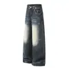 Jeans Casuales de Pierna Recta, Estilo Callejero 2026, Bloques de Color, Bolsillo con Solapa, Tendencia Vintage, Alta Calidad, Suministro al por Mayor 10