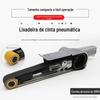 Lixadeira de cinta pneumática de 20mm máquina de polir máquina de retificação pneumática rebolo máquina de polir anel de lixa máquina de cinta