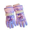 Guantes de esquí para niños, de invierno, para niñas, para jugar en la nieve, para montar a caballo, impermeables, resistentes al frío, cálidos y con forro polar.