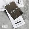 Etiqueta de ropa hecha a medida tendencia mujer etiqueta de goma suave de PVC ligera impermeable a prueba de rasgaduras etiqueta de marea etiqueta de ropa de película suave