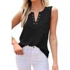 2025 Verão Europeu e Americano Amazon Regata Casual com Alça para Mulheres Nova Cor Sólida Decote V Solta Camada Base Camiseta Regata Feminina