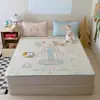 Xiangling Premium Lindo Estilo Ins Grande Dibujo Animado Látex Alfombrilla Juego de Dos o Tres Piezas, Lavable a Máquina
