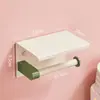 Estilo Cromo Leche Acero Inoxidable Dopamina Portarrollos de Papel Higiénico Estante de Almacenamiento de Papel Higiénico para Baño Portarrollos de Papel Higiénico de Montaje en Pared Sin Taladro