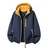 Chaqueta impermeable y a prueba de viento para exteriores para hombres y mujeres, holgada, casual, moderna, versátil chaqueta softshell de montañismo para parejas en otoño e invierno