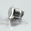 Pés de Parafuso de Botão de Metal 19mm Cabeça Chata Rearme Automático Pés de Parafuso de 2 Pinos Botão de Metal Cabeça Chata/Cabeça Alta