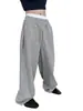 Pantalones Deportivos Tk para Hombre Amazon Europeo y Americano 2025 Cintura con Cordón Pierna Recta Ancha Sueltos Pantalones Deportivos Casuales