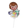 Día del Niño Globo Decoración de Aula de Jardín de Infancia Clip de Aluminio de Dibujos Animados Puesto de Globos Regalos al por Mayor