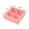 Em Estoque Embalagem Fosca de 4 Peças para Bolo da Lua 80g Pastel Redondo de Gema de Ovo Presente Pastel Ocidental Biscoitos Pastel de Neve Caixa