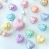 Verão UV Fantasia Colorido Balão Coração DIY Corrente para Celular Chaveiro Acessórios de Joia Material Contas Soltas Atacado