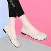 Zapatos Bajos sin Cordones para Mujer para Primavera y Verano, Nuevo Modelo 2026, Mocasines Mary Jane Redondos de Piel Genuina