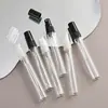 Botella de Perfume de Muestra 8ml, Botella de Perfume Controlada con Tapa Negra de Plástico, Botella de Muestra, Botella con Atomizador, Paquete Portátil de Viaje