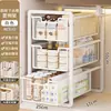 Gabinete de Baño Estante de Almacenamiento Integrado debajo del Lavabo para Champú y Productos de Cuidado de la Piel, Estante de Almacenamiento para Detergente de Lavandería, Artículo de Venta Caliente Transfronteriza