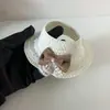 Boneca de Pelúcia 17cm Vestido com Salopete Jeans Acessório de Caixa Surpresa Chapéu de Palha Labubu Acessório de Cabeça com Orelhas Expostas Chapéu de Boneca Top Aberto