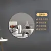 Espejo suave autoadhesivo para pared, baño, hogar, acrílico, espejo de cuerpo entero, inodoro, lavabo, espejo de maquillaje, alta definición