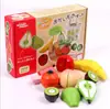 Juguete Educativo de Cocina de Madera para Juego de Imitación Infantil con Frutas y Verduras, Hebilla Magnética para Cortar Juguete de Educación Temprana