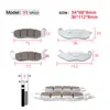 Pastillas de Freno para Motocicleta Zapatas para Vehículos Eléctricos Pastillas de Fricción para Bicicleta Accesorios para Locomotoras Pastillas de Freno Pastillas de Freno de Disco para Ciclomotor