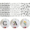 Transfronterizo 4 Hojas A4 Patrón Floral y de Vida Marina Adhesivo Soluble en Agua Tejido No Tejido para Bordado Hecho a Mano Autoadhesivo, Estable