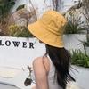 Sombrero de pescador de color liso para mujer, estilo coreano, todo lo combina, marca de moda, sombrero tipo cubeta hip hop, primavera y verano, equilibrio, top moda, protección solar, sombrero para el sol, hombre