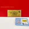 Nuevo Modelo Oro Puro 999 Riqueza Libertad Billete de Oro, Navegación Fluida y Prosperidad, Sobre Rojo Colección Conmemorativa de Negocios Regalo