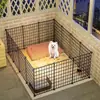 Valla para Perros Estilo Recinto Interior para Mascotas para Uso en Casa, Adecuada para Teddy, Bichón, Corgi, Chihuahua, Perros Pequeños, Puerta para Perros, Jaula para Perros