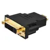 Adaptador HDMI Macho a Hembra HDMI Giro Izquierdo y Derecho Adaptador Chapado en Oro Adaptador HDMI Hembra a DVI Macho