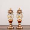 Nueva lámpara de Buda LED de latón con forma de corazón, lámpara de loto de cristal, Buda ante Guanyin, Dios de la Riqueza, Guan Gong, lámpara eléctrica de Buda de doble color