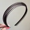 Faixa de Cabelo Antiderrapante Dentada Especial para Lavar o Rosto Transfronteiriça para Mulheres 2025 Nova Faixa de Cabeça de Cabelo de Alta Qualidade Sensível à Pressão Grampo de Cabelo para Cabelo Quebrado Pacote de Cabelo