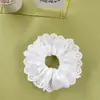 Nuevo anillo para el pelo de encaje 2022 hecho a mano francés hueco de algodón anillo de intestino grueso personalizado moda anillo para el pelo