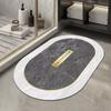 Tecnologia do banheiro: absorvente de couro tapete antiderrapante, diatomácea, porta de lama, tapete macio do banheiro, vaso sanitário, carpete do vaso sanitário