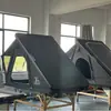 Barraca Triangular de Teto em Liga de Alumínio, Não Precisa Montar, Abertura Rápida, Barraca para Veículo Off-Road Hard-Core de SUV, Barraca de Teto Rígido