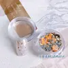 Materiales de Flores Secas para Uñas, Brillo de Brocado Nube, Decoraciones de Flores de Colores para Uñas, Decoraciones de Jardín Secreto, Herramientas, Lámina de Oro, Polvo de Ópalo