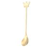 Cuchara Corona de Acero Inoxidable, Cuchara para Café y Avena, Cuchara para Revolver Miel, Cuchara para Paleta de Hielo, Cuchara para Té de Leche, Recuerdo Creativo de Boda