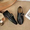 Mocasines retro marrones estilo británico para mujer, nuevos zapatos casuales slip-on versátiles para primavera y otoño 2026 para ir al trabajo