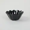 Prato de Melamina Criativo Multicor em Formato de Pétala com Bordas Franzidas, Prato Fundo para Uso Doméstico, Prato de Salada, Prato de Apresentação para Restaurante, Prato de Servir