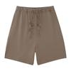 275g Shorts Casuais Finos de Verão Masculinos Modernos Largos de Algodão Calças de Basquete Esportivas Cinza Calças Médias Atacado