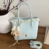 Bolso de Mano Tipo Cubo con Adorno de Encaje Nuevo Verano 2026 para Mujer, Bolso de Hombro Cruzado con Textura Elegante para Viajes Diarios