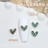 Yiwu Atacado de Joias para Unhas Liga Coração Diamante Estéreo Coração de Pêssego Acessórios para Unhas DIY Decoração de Unhas Vestíveis