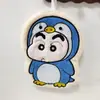 Toalla de mano para colgar en la cocina de Shin-chan de dibujos animados, absorbente, de secado rápido, engrosada, de forro polar de coral para niños, suave y linda