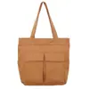 Bolsa de Lona Retro Estilo Japonês Transfronteiriça, Bolsa de Mão de Grande Capacidade, Bolsa de Lona para Trabalho e Aulas Particulares, Bolsa Tote para Alunos